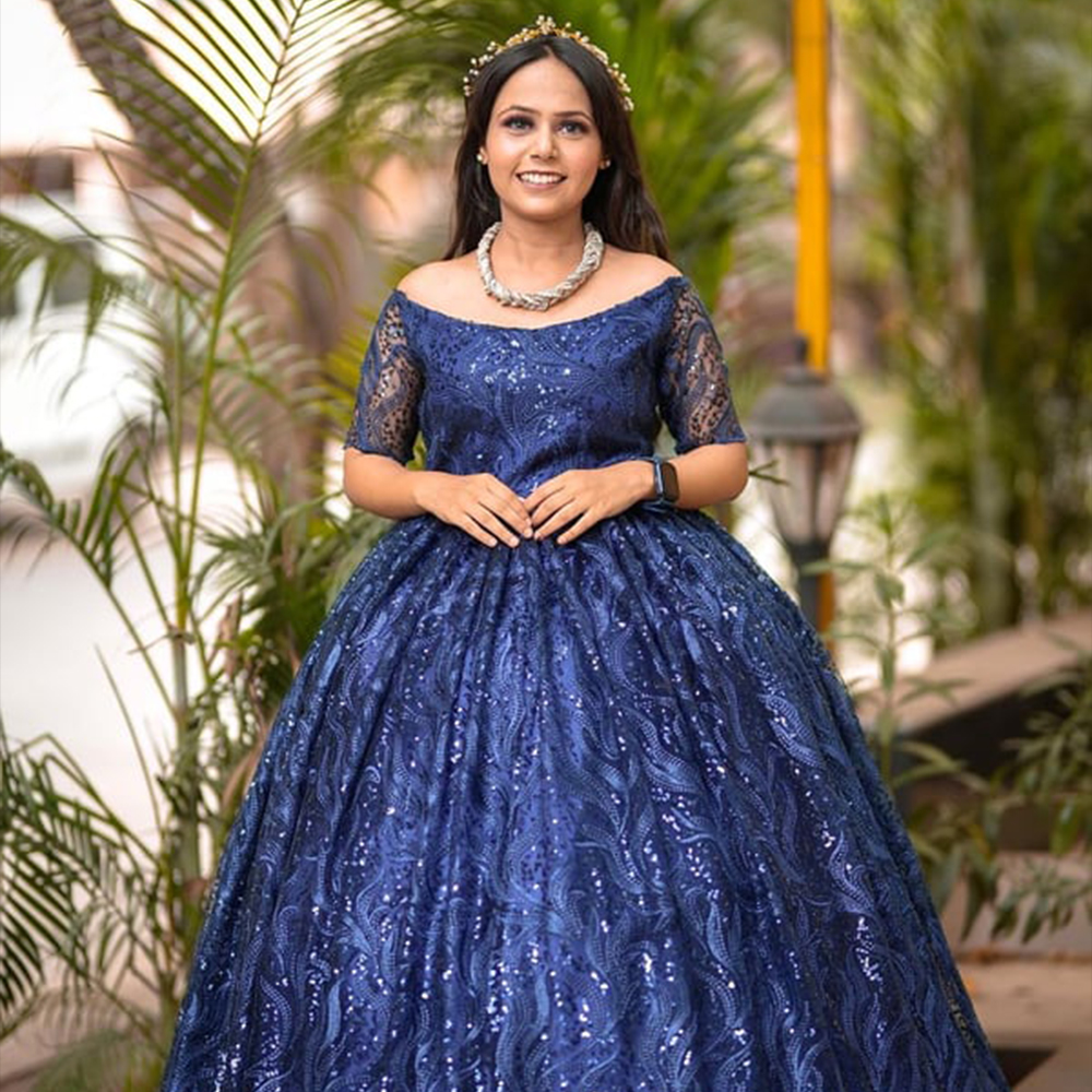 Blue Ball Gown - Image 3